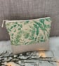 Botanical Cosmetic Bag, Zipped Purse, Make up Bag, Toiletry Bag - Image 2