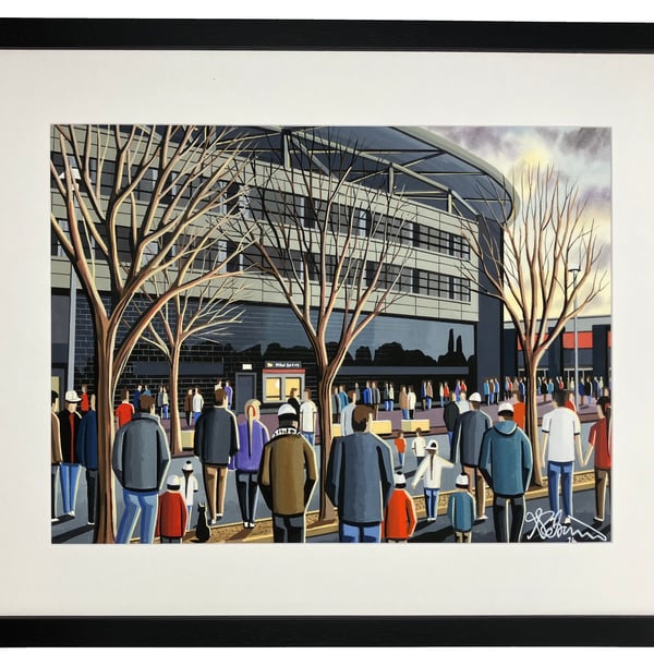 MK Dons Football Stadium Art Print 20" x 16" Frame Size