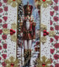 Hand Crafted Decoupage Chistmas Card - Happy Christmas (3398) Nutcracker Guard