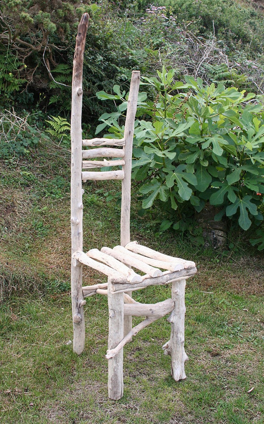 Driftwood Chair, Drift wood Accent Chair, Driftwood  feature seat, Coastal Beach