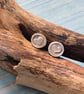 Lovely Heart Stud Sterling Silver 925 Earrings - Image 3