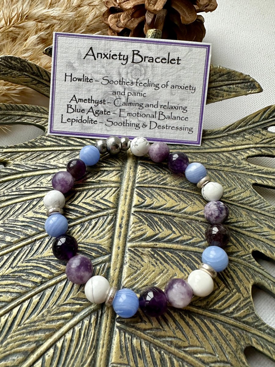 Anxiety Support Gemstone Bracelet
