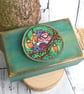 The dragon house box. Wood slice trinket chest.