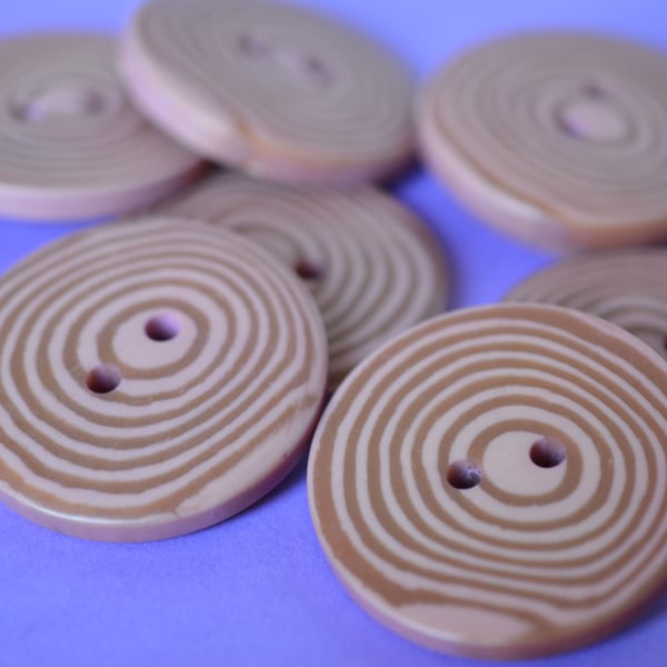 45mm Dusky Pink Plastic Buttons Extra Large Button (PBXL1)