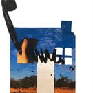 “From Where?” Collage Art Print 