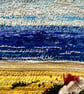 Sand sea sky, hand embroidered seascape  - Image 2