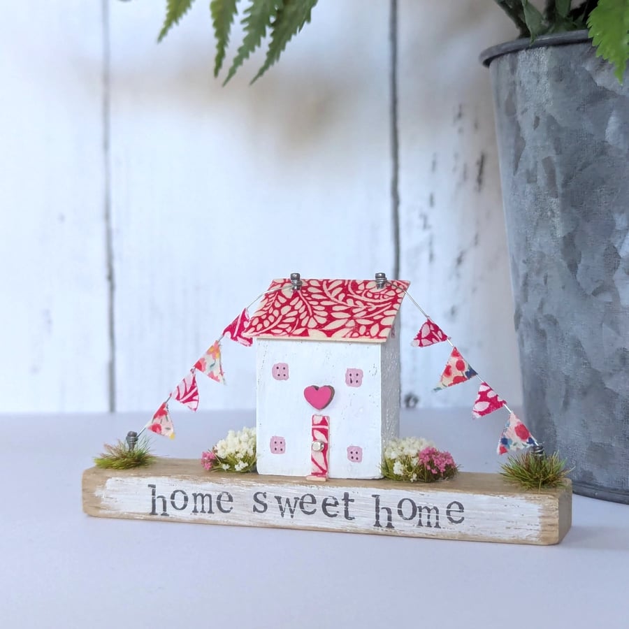 Handmade Oak Country Cottage Home Decor 'Home Sweet Home''