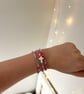 Bubblegum Beaded Bracelet Set