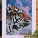 'Shiva's Vigil' Art Print - Not Mounted - Tiger Artwork