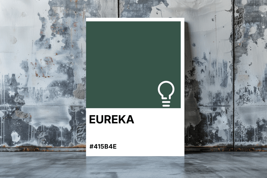 EUREKA Greeting Card – Colour Swatch Series (A6, Blank Inside)