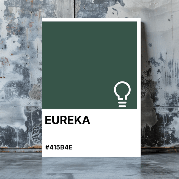 EUREKA Greeting Card – Colour Swatch Series (A6, Blank Inside)