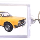 Fiat 128 Coupe 1977 - Keyring either 50x35mm or 70x45mm Insert