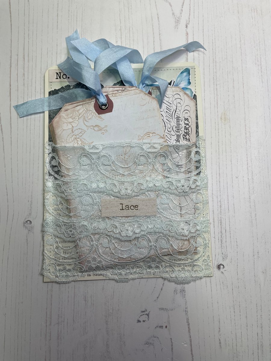 Ephemera - Tag files, tags and pocket by Carolee Crafts PB8 - 0022