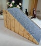40cm H x 80xm L Wood Clad Pet Ramp with Grey Carpet - Image 1