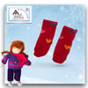 Raspberry Pink Heart Socks