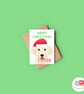 Labrador Christmas Card, A6 Christmas Card, Cute Animal Christmas Card