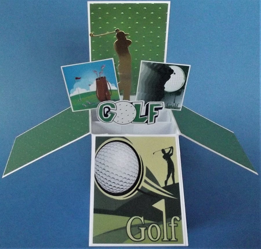 Birthday Card with Golf
