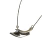 Handmade Sculptural Anticlastic Sterling Silver Pendant - Image 5