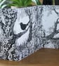 Owls and Blackbirds -  a double-sided concertina card PERFECTLY IMPERFECT