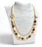 Summer Seconds- Statement Necklace with Twin Toggle Clasp Feature. - Image 4