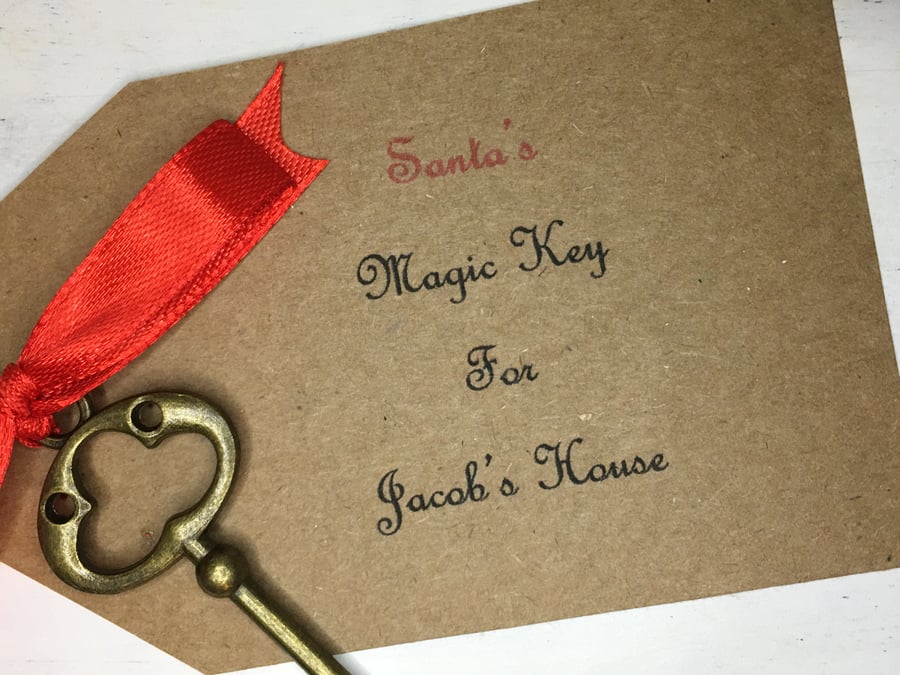 Santa's Magic Key, Magic Key, Christmas Eve Box, Personalised