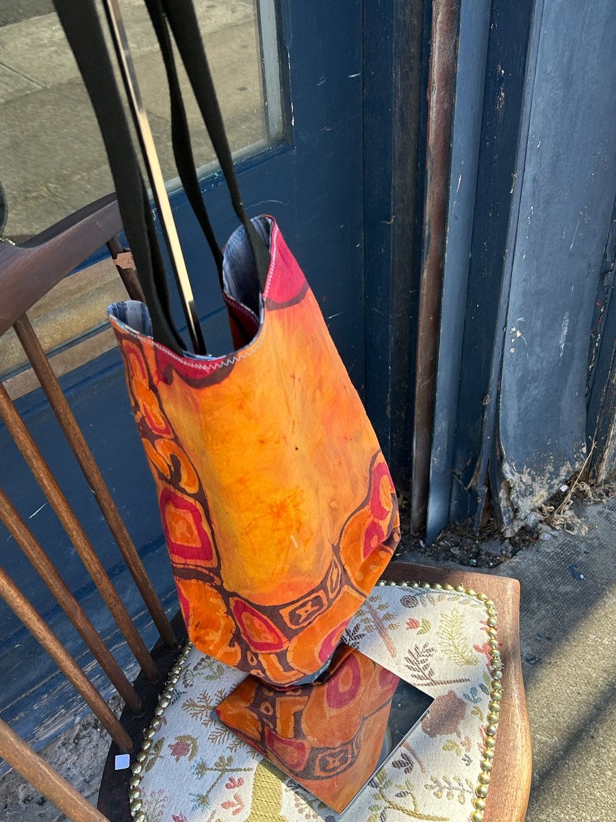 screen printed  tote bag