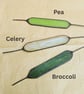 Stained Glass Stems, Trio of Bulrushes, Tiffany Suncatcher, Glass Wire Stems - Image 3