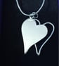 Double heart pendant - Image 2