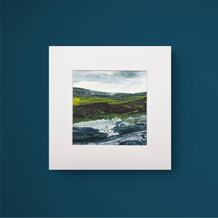 Original Seascape Painting - As the Waves Crash on the Rocks