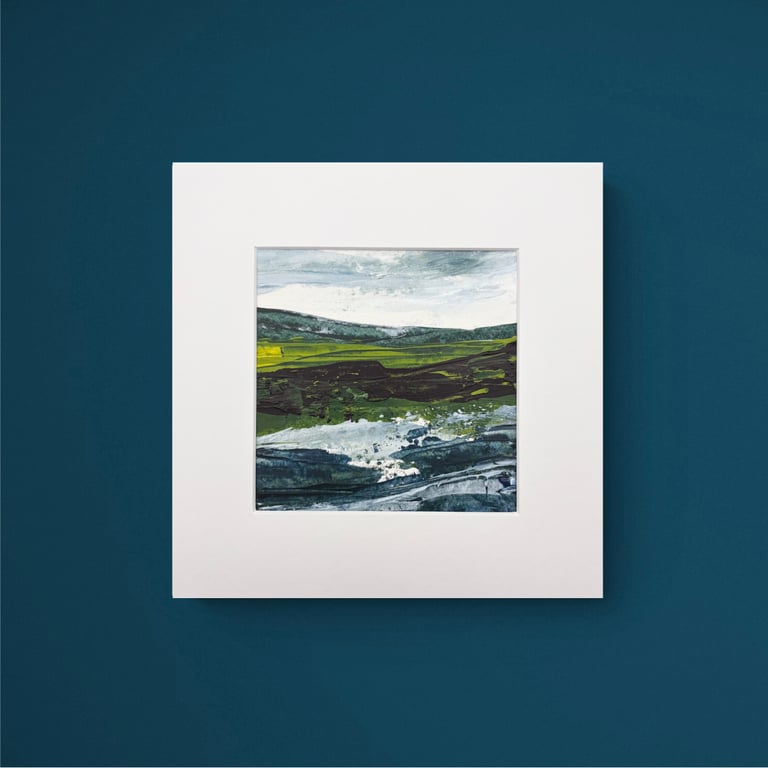 Original Seascape Painting - As the Waves Crash on the Rocks