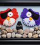 Personalised felt owl pirate frame - Image 1