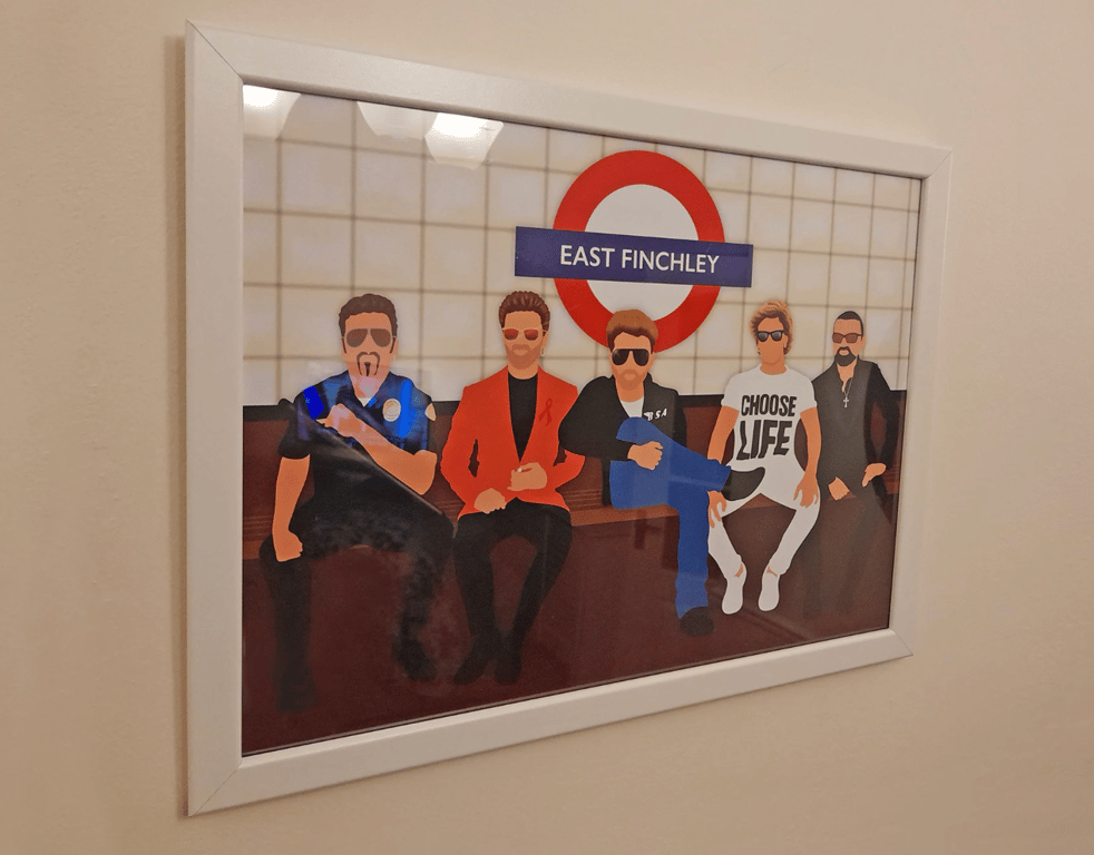 George Michael at East Finchley