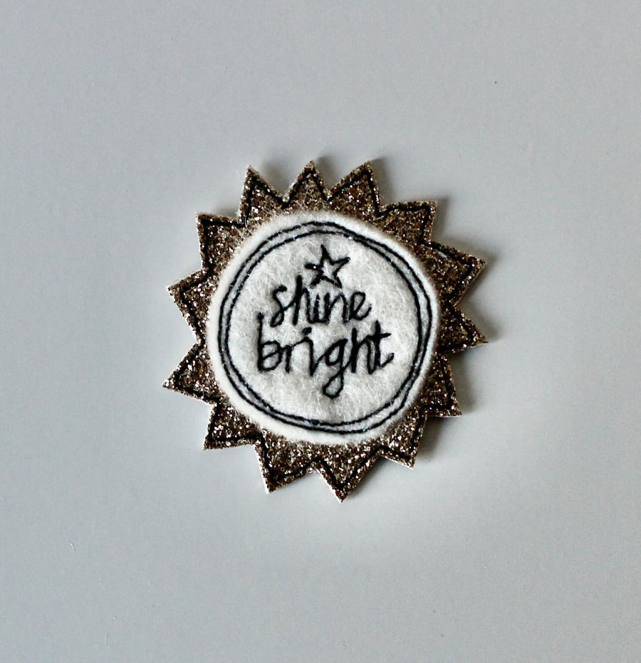 'Shine Bright' Handmade Magnet