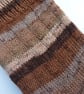 Hand-cranked Knitted Ribbed Wool Socks Size 8 to 9 - Image 3