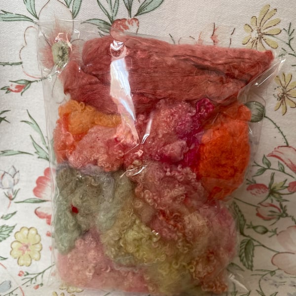 Hand Dyed Texture Pack for Felters & Spinners