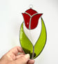 Stained Glass Tulip Suncatcher Handmade Hanging Decoration  - Image 7