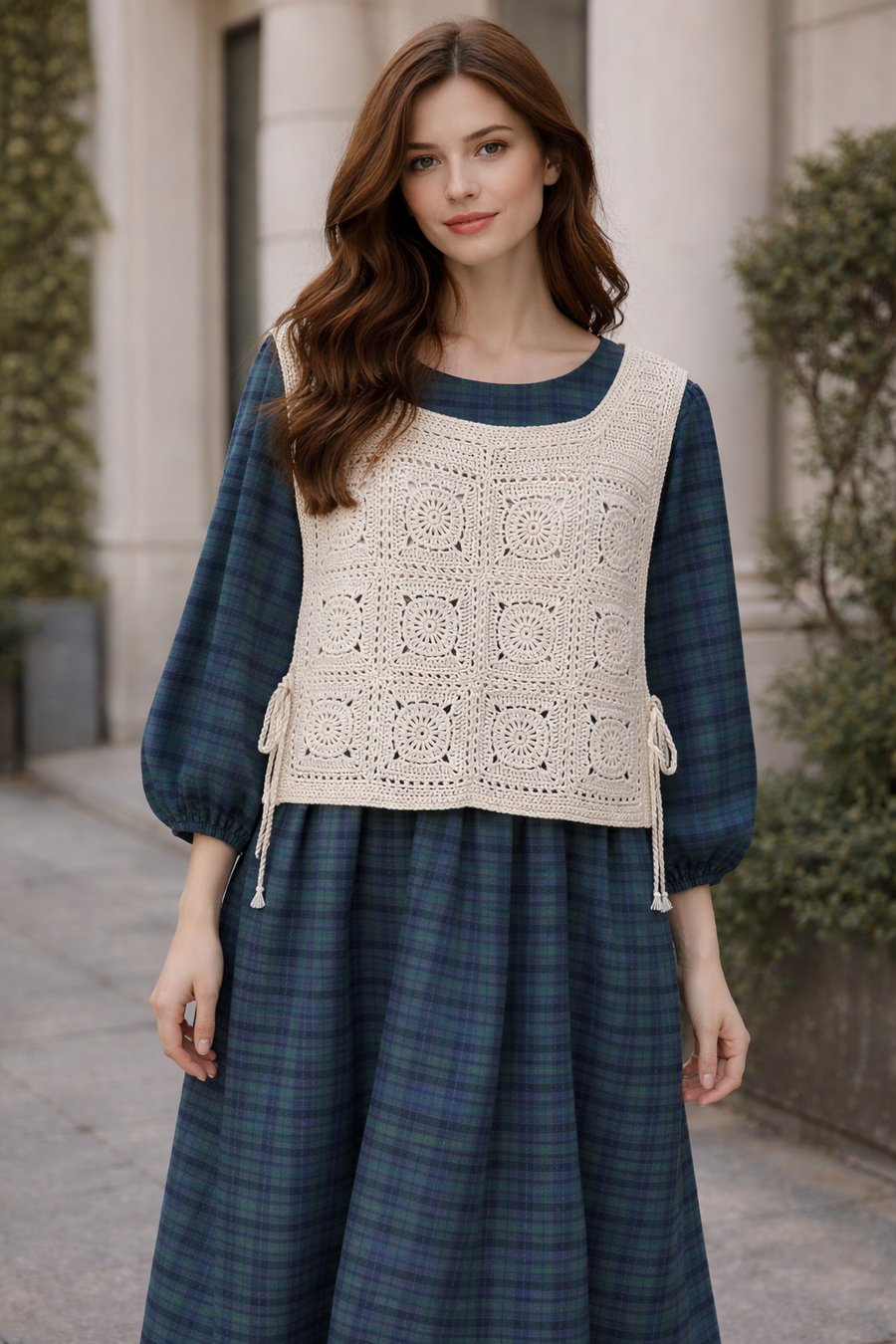 Hand Crocheted Vest Top