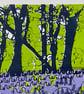 'Bluebell Woods' original screen print - MISPRINT - Image 2