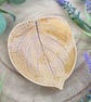 Ceramic Amber Leaf Trinket or Ring Dish - Image 4