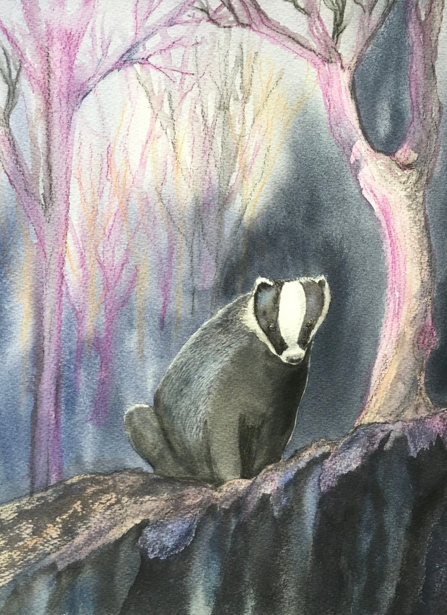 Badger painting
