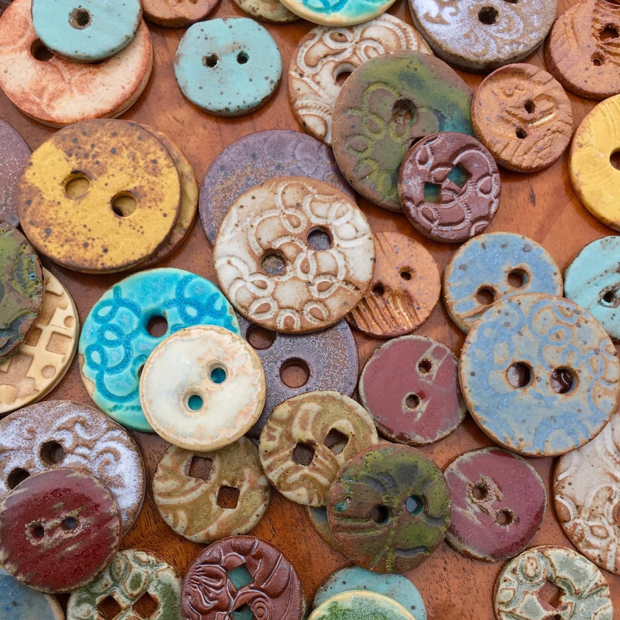 Ceramic Buttons, Lucky Dip