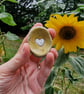   Handmade Ceramic Worry Stone with Heart  - Image 3