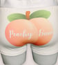 Funny Mens Boxer Shorts, Peachy Bum. Funny Birthday, Christmas Gift For Men 