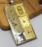 Steampunk rectangular watch face choker - Image 3