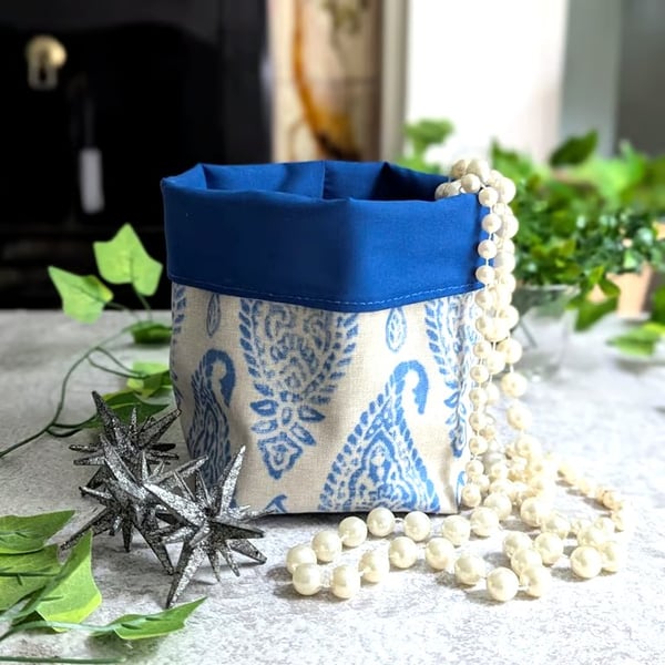 Summer Seconds Oilcloth Storage Baskets or Pots. Celebration Gift Hampers
