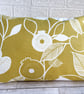 SALE - Scandi Flowers Cushion in Mustard and White - Image 5