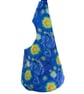 Quilted Handmade Peg Bag featuring starry Nights  - Image 2