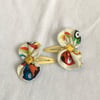 Owl Print Bow Hair Snap Clips, Bow Hair Clips, Hair Bows, Great Gift Idea.