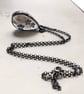 Pet Hair Keepsake Necklace, Custom Lock of hair pet memorial jewellery gift - Image 4