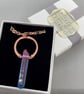 Boho Hammered Copper Rainbow Quartz Point Pendant with Infinity Link Chain - Image 2